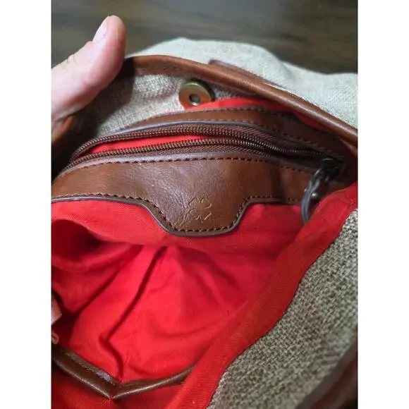 Lucky Brand Beige Kenya Tote Est. 1990 100% Cotton RN100583‎ - Picture 9 of 16